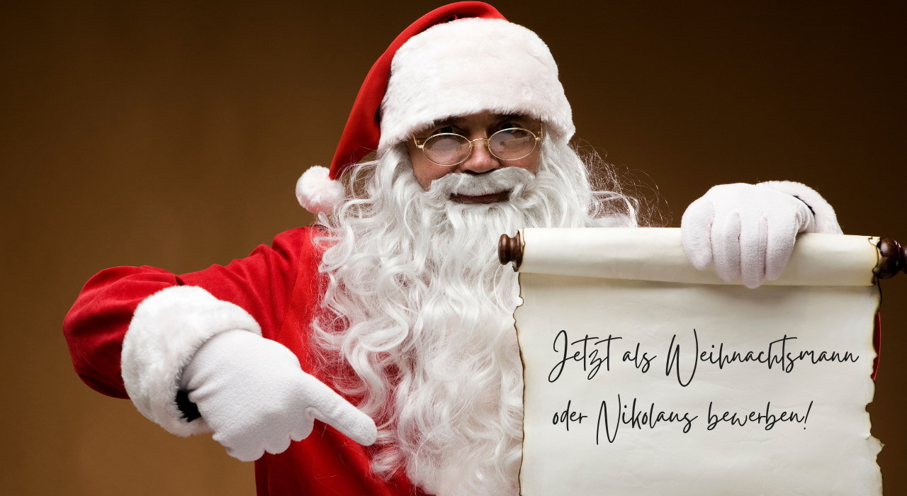Weihnachtsmann werden? Bewirb dich jetzt!