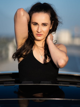 Moderatorin Viktoria U.